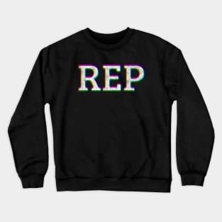 Big Rep Glitch Rep Crewneck Sweatshirt